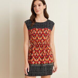 BeBop Women's Multicolored Geometric Pattern Casual Dress Medium